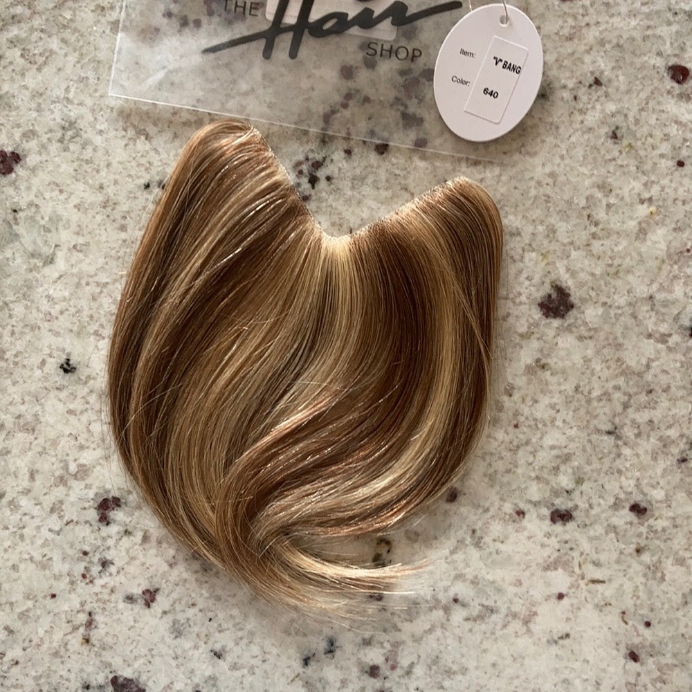 V Bangs - Clip in bangs, 100% human hair